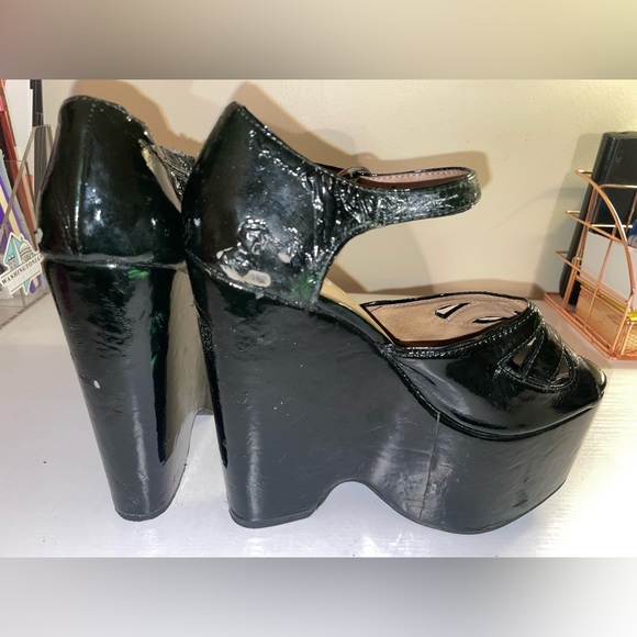 Jeffrey Campbell Tarkus Dark Green Patent - Picture 8 of 12